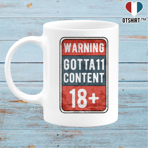 Mug Gotta-11 Warning content