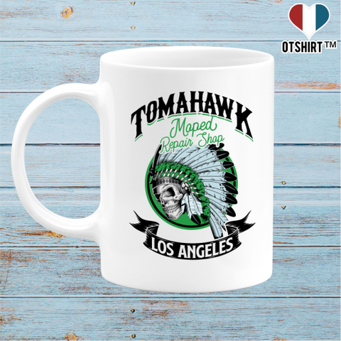 Mug Tomahawk moped repair shop