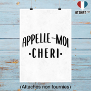 Affiche appelle moi cheri