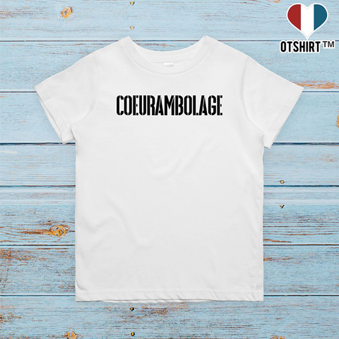 T shirt enfant coeurambolage