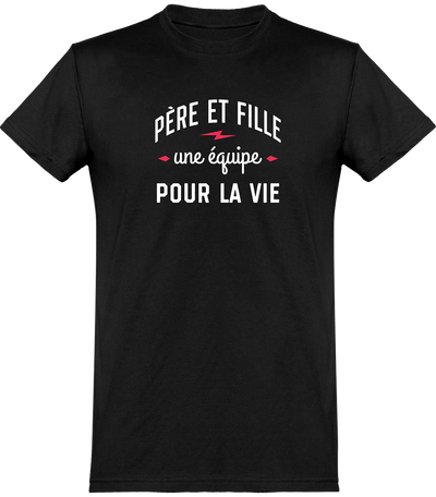  T shirt homme père et fille