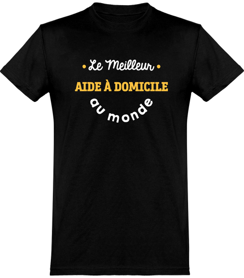  T shirt homme le meilleur aide à domicile au monde