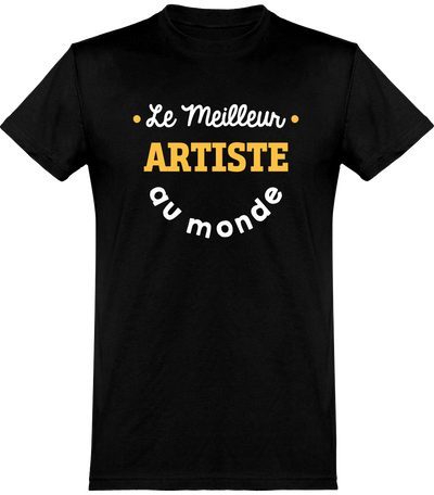  T shirt homme le meilleur artiste au monde