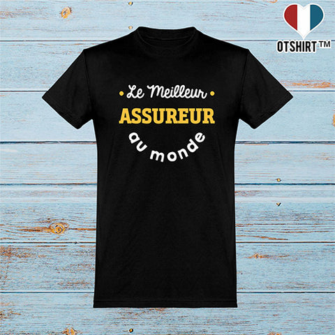  T shirt homme le meilleur assureur au monde