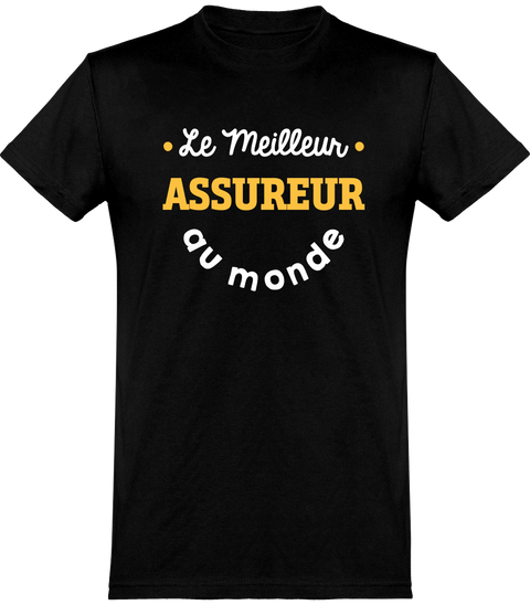  T shirt homme le meilleur assureur au monde