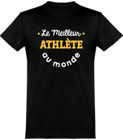  T shirt homme le meilleur athlète au monde