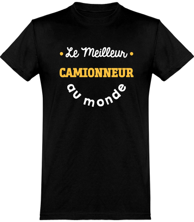  T shirt homme le meilleur camionneur au monde