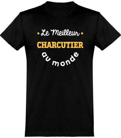  T shirt homme le meilleur charcutier au monde