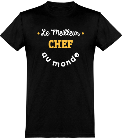  T shirt homme le meilleur chef au monde