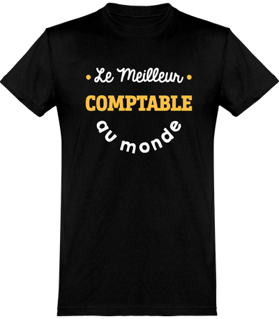  T shirt homme le meilleur comptable au monde