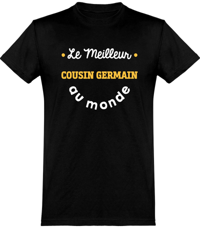  T shirt homme le meilleur cousin germain au monde