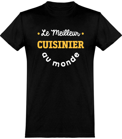  T shirt homme le meilleur cuisinier au monde