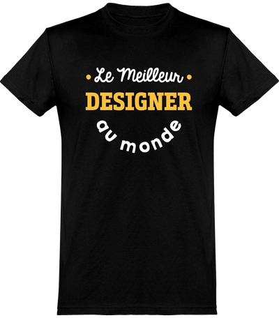  T shirt homme le meilleur designer au monde