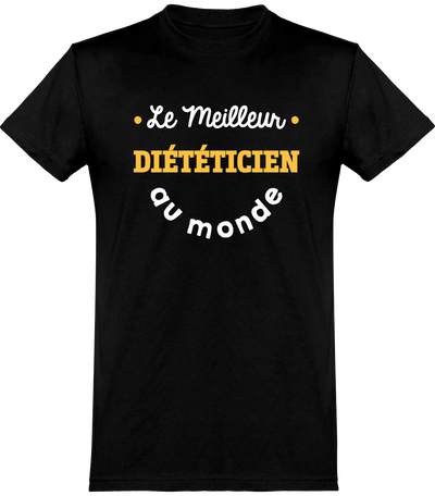  T shirt homme le meilleur diététicien au monde