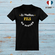  T shirt homme le meilleur fils au monde