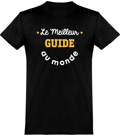  T shirt homme le meilleur guide au monde