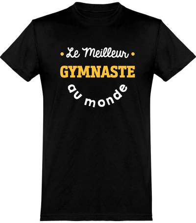  T shirt homme le meilleur gymnaste au monde