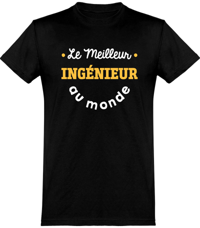  T shirt homme le meilleur ingénieur au monde