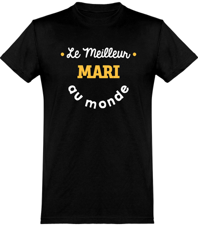  T shirt homme le meilleur mari au monde