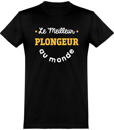  T shirt homme le meilleur plongeur au monde