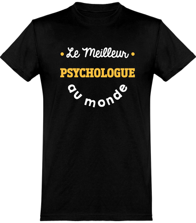  T shirt homme le meilleur psychologue au monde