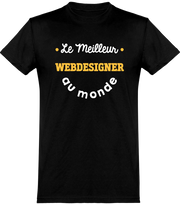  T shirt homme le meilleur web designer au monde