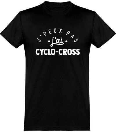  T shirt homme j'peux pas j'ai cyclo-cross