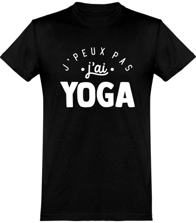  T shirt homme j'peux pas j'ai yoga