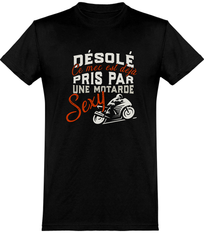 T shirt homme pour Motard : Je suis verbalisable