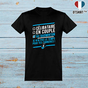  T shirt homme célibataire au badminton