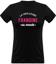 T shirt femme la meilleure frangine au monde