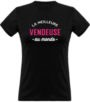 T shirt femme la meilleure vendeuse au monde