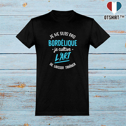  T shirt homme je ne suis pas bordélique