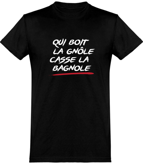  T shirt homme qui boit la gnole