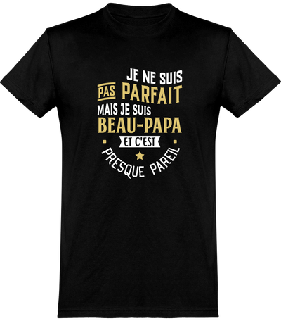  T shirt homme pas parfait beau-papa beau