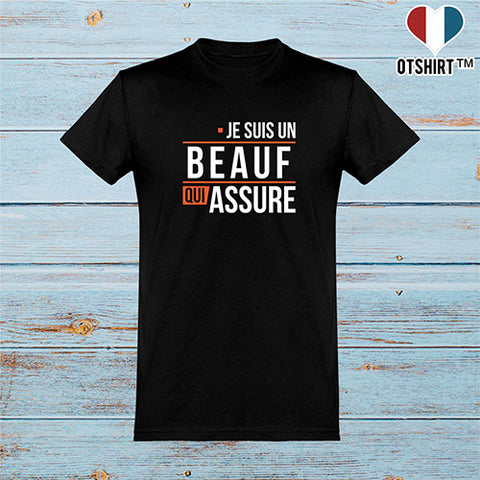  T shirt homme un beauf qui assure