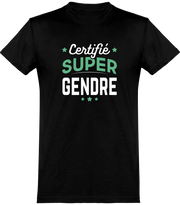  T shirt homme certifié super gendre