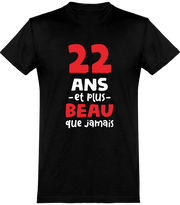  T shirt homme 22 ans et plus beau