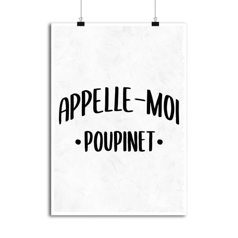 Affiche appelle moi poupinet