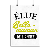 Affiche belle-maman de l'année