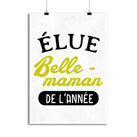 Affiche belle-maman de l'année