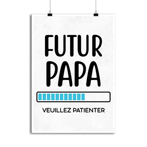 Affiche futur papa
