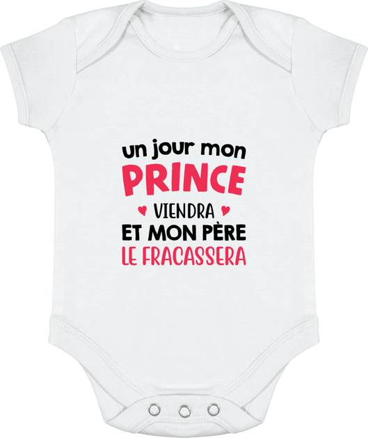 Cadeau naissance Body b b Un jour mon prince viendra otshirt.fr