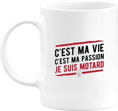 Mug je suis motard