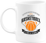 Mug jouer au basketball