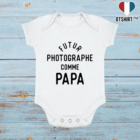 Body bébé Futur photographe comme papa