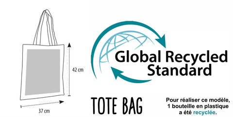 Tote bag coton recyclé les meilleurs sont manchois