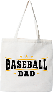 Tote bag coton recyclé baseball dad