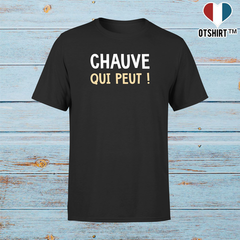 T shirt homme chauve qui peut