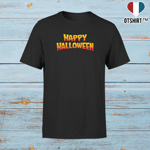 T shirt homme happy halloween